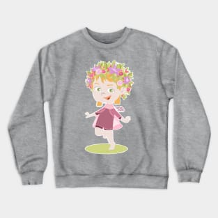 Midsummer flower girl Crewneck Sweatshirt